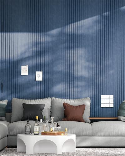 12 Pack Self-Adhesive Acoustic Wall Panels, 12x12 Inch-Sky blue - Image 6