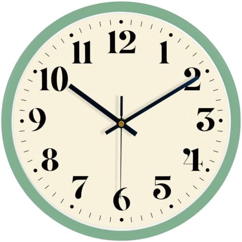 10" Unique Silent Wall Clock by MABPEDO