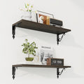 RICHFOCUS Floating Shelves for Wall Decor, 24Inch Shelves Set of 2, 24W x 8D by RICHFOCUS