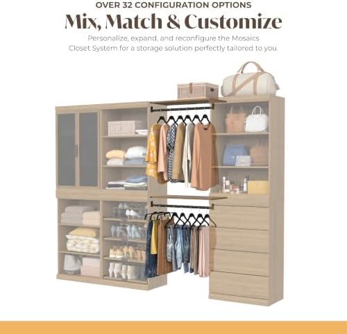 ClosetMaid Mosaics Shelf and Rod Closet Organizer, 2.52" H x 36.02" W x 13.78" D - Image 4