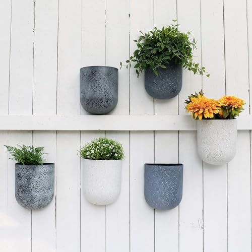 LA JOLIE MUSE Wall Planters for Indoor Plants, Hanging Flower Pots, 2 Pack - Image 6