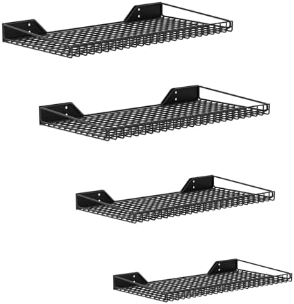 WALMANN Garage Wall Shelf, 4 Mixed-Size Wall-Mounted Storage Shelves by WALMANN