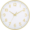 HZDHCLH 8 Inch Wall Clock Battery Operated Silent Non Ticking White Modern by HZDHCLH