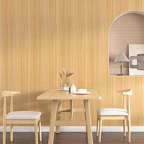 Light Oak Wood Contact Paper Peel and Stick Natural Oak Wooden Wallpaper - Image 4