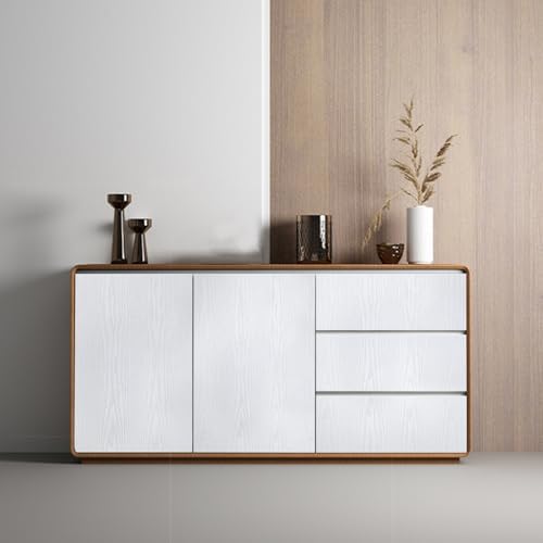 White Contact Paper Peel and Stick Wood Grain Wallpaper Easy to Install - Image 5
