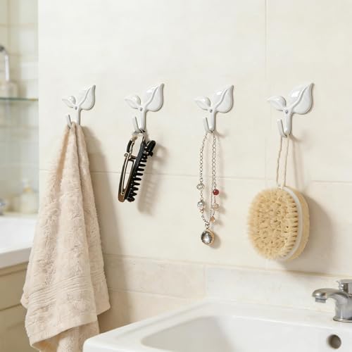 Heavy Duty Vintage Leaf Wall Hooks Set of 4 - Image 7