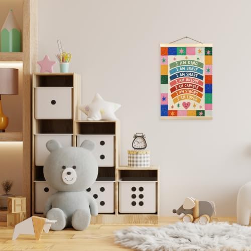 madalo Inspirational Kids Nursery Wall Art Poster Hanger Frame 12x16 Inch - Image 2
