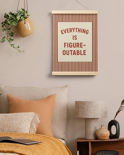 FGFK Everything Is Figureoutable Positive Affirmations Wall Art Poster Hanger - Image 5