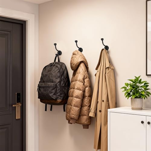 10 Pack wall Hooks for Hanging, Heavy Duty Coat Hook wall Mount, Apply to - Image 5