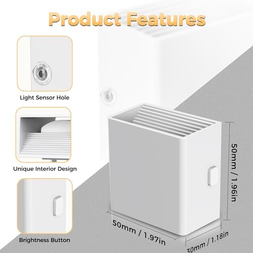 DORESshop LED Night Lights Plug into Wall, Plug in Nightlight - Image 4