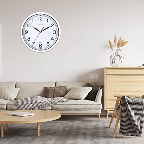 8 Inch Wall Clock Silent Sweep Movement Accurate Small Clocks - Image 2