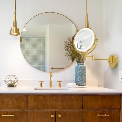8" Make up Mirror Wall Mounted - Image 2