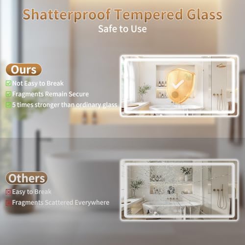 BEAUTYPEAK 30"x71" LED Bathroom Mirror - Image 6
