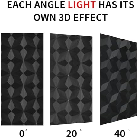 3D Peel and Stick Wallpaper Black Contact Paper 15.7'' X 197'' Wall Paper - Image 3
