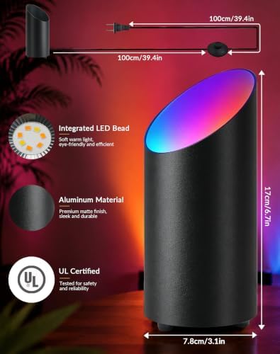 2 Pack Uplights Indoor Floor Can Lights, Remote and Timer - Image 6