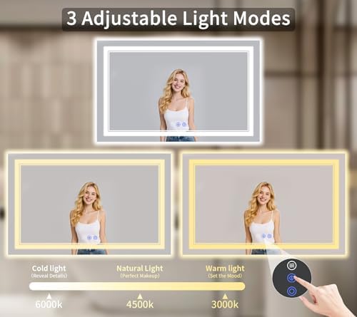 36"x60" LED Bathroom Mirror - Image 3