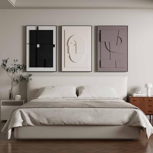 Thalasse Modern Abstract Wall Art Framed 3D Earth Tone 20x30 In - Image 6
