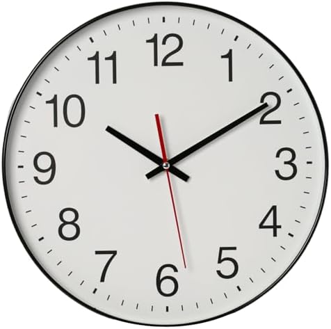 Spinaround Wall Clock, Modern Wall Clocks Battery, Silent Non-Ticking Analog - Image 5