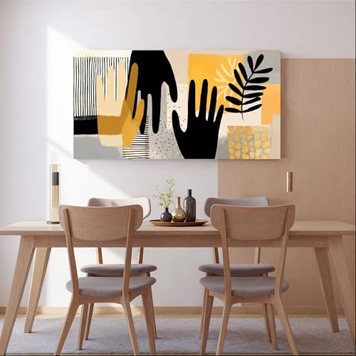 I@U Abstract Wall Art Decor Minimalist Artwork - Image 4