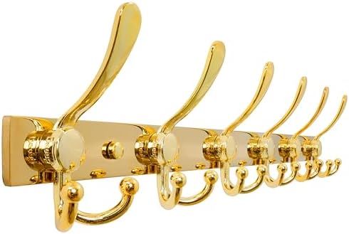 Dseap Coat Rack Wall Mount 24 Inch, Heavy Duty 12-Gauge Base vs Flimsy 1mm by Dseap