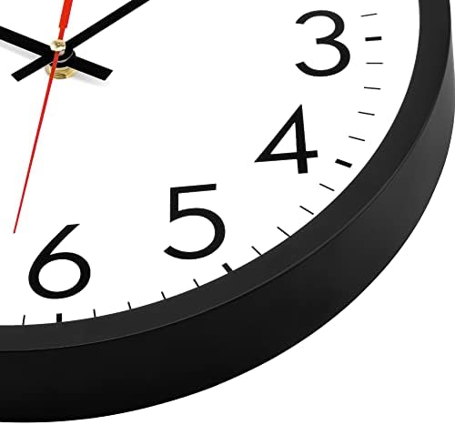 Lumuasky 8 Pack Wall Clock Bulk12 Inch Silent Non-Ticking Round Analog Classic - Image 4