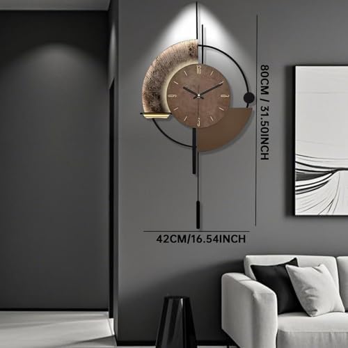 SIN&MI Wall Clock, Decorative Wall Clocks - Image 3