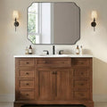 ANDY STAR 32x40 Black Scalloped Bathroom Vanity Mirror by ANDYSTAR