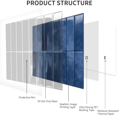 10 Sheets Upgraded Thicker Design Subway Tile Peel and Stick Backsplash - Image 6