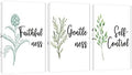 Office Wall Art-3 Panel Motivational Canvas Art by GUTTATYART