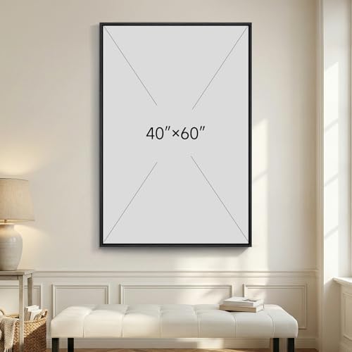 Extra Large Framed Brown Abstract Wall Art - Image 7
