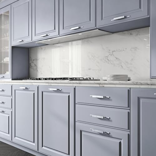Grey Peel and Stick Wallpaper 15.7"x472" Solid Colour Contact Paper Modern - Image 4