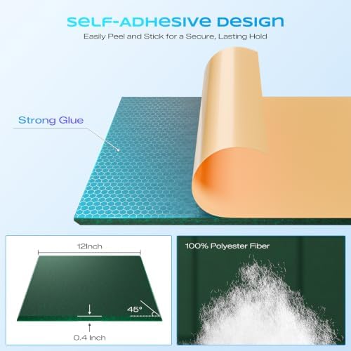 12 Pack Self-Adhesive Sound Proof Foam Panels - Image 2