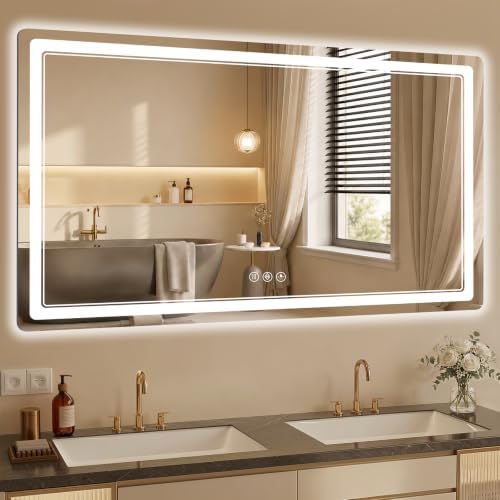 BEAUTYPEAK 36"x60" LED Bathroom Mirror - Image 5