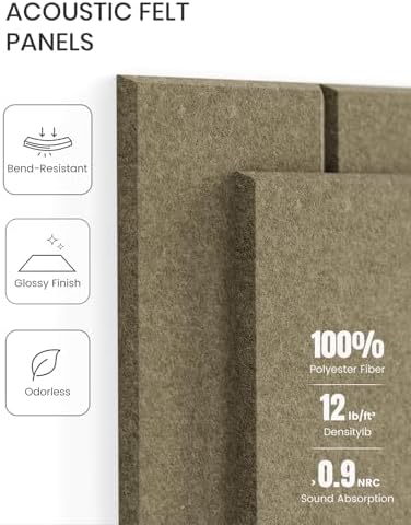 Fluxynara 36" x 24" Large Felt Bulletin Board，Christmas Brown-1 - Image 4