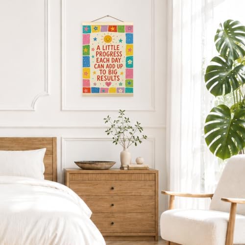 madalo Inspirational Mental Health Wall Art Poster Hanger Frame 12x16 Inch - Image 4