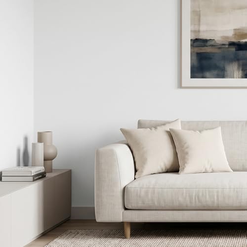 FUKU MON White Wallpaper Peel and Stick, Matte White Contact Paper Textured - Image 4