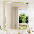 TETOTE Brushed Gold Vanity Mirror by TETOTE