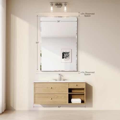 Frameless Bathroom Mirror - Image 4