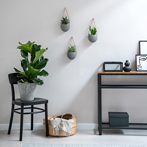 Kazai. Wall Planters -Ellie- | Hanging Ceramic Plant Pots 3 Pieces | Wall - Image 4