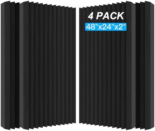 4 Pack Sound Proof Foam Panels by shipxinfuren