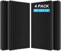 4 Pack Sound Proof Foam Panels by shipxinfuren