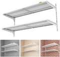 Aecxm 1pack×2 Tier 1.3x4ft Garage Shelving Wall Mounted, 260lbs Load by AECXM
