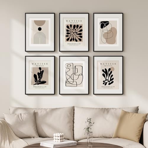 Framed Neutral Abstract Wall Art by Cuspin