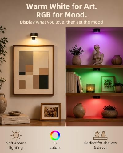 Picture RGB Lights for Wall, Rechargeable Magnetic - Image 7
