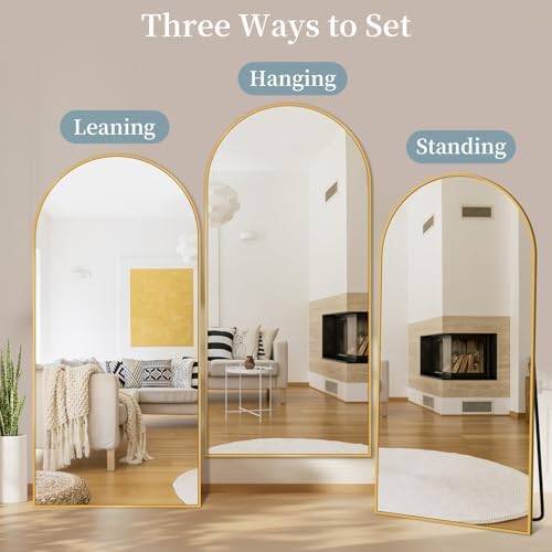 71"x32" Arched Full Length Mirror - Image 6