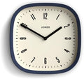 JONES CLOCKS® Marvel wall Clock | Modern Retro Rounded Square Clock | 10" | by JONESCLOCKS