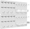 Pegboard Organizer Kit, 4 Pack 12 x 16 in Metal Panels by PHXGrove