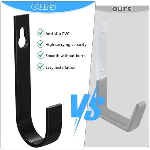 2 Pcs Wall Hooks for Hanging Heavy Duty, Coat Hooks Wall Mounted - Image 4