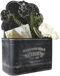All Chic Black Metal Wall Planter by HOME