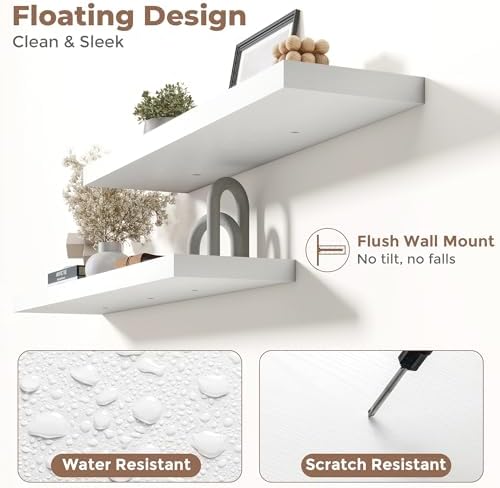 24 Inch Floating Shelves for Wall - Image 4